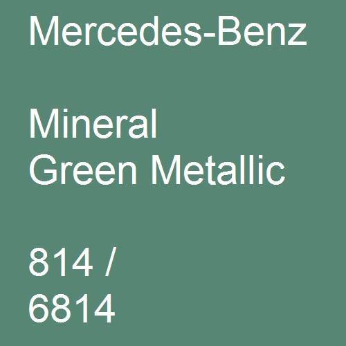 Mercedes-Benz, Mineral Green Metallic, 814 / 6814.